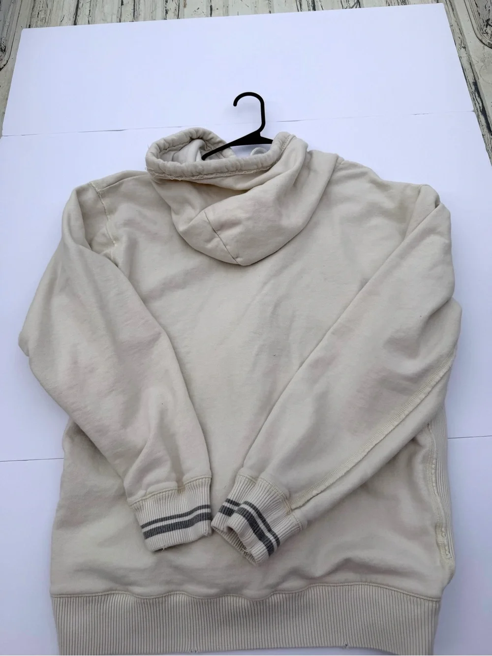 Mitchell & Ness San Francisco Giants Cream Zip Hoodie Jacket